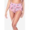 Comfort Choice Plus Size Full Coverage Stretch Cotton Brief 5-Pack(Bouquet Pack)