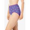 Comfort Choice Plus Size Full Coverage Stretch Cotton Brief 5-Pack(Tulip Pack)