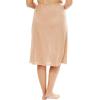 Comfort Choice Plus Size Half Slip 25″ 2-Pack(Nude)