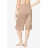 Comfort Choice Plus Size Snip-To-Fit Culotte(Nude)