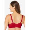 Comfort Choice Women’s Plus Size 3-Pack Cotton Wireless Bra(Classic Red Assorted)