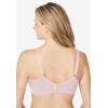 Comfort Choice Women’s Plus Size Cotton Back-Close Wireless Bra(Shell Pink)