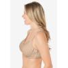 Comfort Choice Women’s Plus Size Cotton Wireless Lightly Padded T-Shirt Bra(Nude)