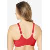 Comfort Choice Women’s Plus Size Easy Enhancer Front-Close Wireless Bra(Soft Geranium)