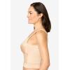 Comfort Choice Women’s Plus Size Easy Enhancer Wireless Longline Posture Bra(Nude)