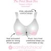 Comfort Choice Women’s Plus Size Petal Boost Underwire Bra(Nude)
