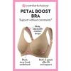 Comfort Choice Women’s Plus Size Petal Boost Underwire Bra(White)