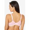 Comfort Choice Women’s Plus Size Underwire Microfiber T-Shirt Bra(Shell Pink)