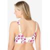 Comfort Choice Women’s Plus Size Wireless Microfiber T-Shirt Bra(Ivory Floral)