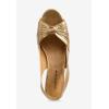 Comfortview Katelyn Slingback Low Heel Women’s Dress Shoes (Wide Widths Available)(Gold)