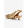 Comfortview Katelyn Slingback Low Heel Women’s Dress Shoes (Wide Widths Available)(Gold)