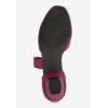 Comfortview Women’s Plus Size The Camilla Pump(Dark Berry)
