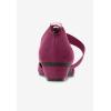 Comfortview Women’s Plus Size The Camilla Pump(Dark Berry)