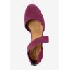 Comfortview Women’s Plus Size The Camilla Pump(Dark Berry)