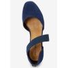Comfortview Women’s Plus Size The Camilla Pump(Evening Blue)