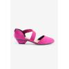 Comfortview Women’s Plus Size The Camilla Pump(Magenta)