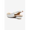 Comfortview Women’s The Reagan Slingback (Wide Widths Available)(White)
