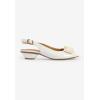 Comfortview Women’s The Reagan Slingback (Wide Widths Available)(White)