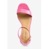 Comfortview Women’s Wide Width Orly Sandals(Pink Croco)