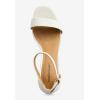 Comfortview Women’s Wide Width Orly Sandals(White)