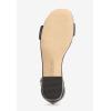 Comfortview Women’s Wide Width The Alora Sandal(Black)