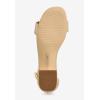 Comfortview Women’s Wide Width The Alora Sandal(Gold)