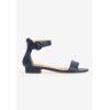 Comfortview Women’s Wide Width The Alora Sandal(Navy)