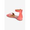 Comfortview Women’s Wide Width The Alora Sandal(Peach Patent)