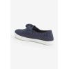 Comfortview Women’s Wide Width The Anzani Sneaker(Denim Dot)