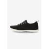 Comfortview Women’s Wide Width The Ariya Sneaker(Black)