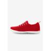 Comfortview Women’s Wide Width The Ariya Sneaker(Crimson)