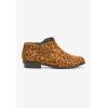 Comfortview Women’s Wide Width The Bexley Bootie(Leopard)