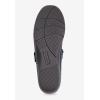 Comfortview Women’s Wide Width The Carla Mary Jane Flat(Navy)