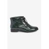 Comfortview Women’s Wide Width The Darcy Bootie(Green Croco)