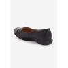 Comfortview Women’s Wide Width The Fay Flat(Black)