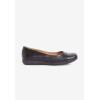 Comfortview Women’s Wide Width The Fay Flat(Black)