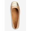 Comfortview Women’s Wide Width The Fay Flat(Gold)