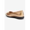 Comfortview Women’s Wide Width The Fay Flat(Gold)