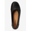 Comfortview Women’s Wide Width The Gab Flat(Black)