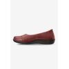 Comfortview Women’s Wide Width The Gab Flat(New Wine)