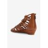 Comfortview Women’s Wide Width The Helen Sandal(Cognac)
