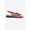 Comfortview Women’s Wide Width The Pearl Sandal(Bronze)