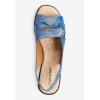 Comfortview Women’s Wide Width The Pearl Sandal(Navy)