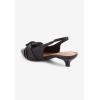 Comfortview Women’s Wide Width The Tia Slingback(Black)