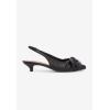 Comfortview Women’s Wide Width The Tia Slingback(Black)