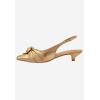 Comfortview Women’s Wide Width The Tia Slingback(Gold)