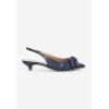Comfortview Women’s Wide Width The Tia Slingback(Navy)