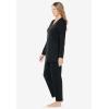 Dreams & Co. Plus Size 2-Piece Lounge Set(Black)