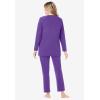 Dreams & Co. Plus Size 2-Piece Lounge Set(Plum Burst)