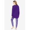 Dreams & Co. Plus Size 2-Piece Pj Legging Set(Plum Burst Perfume)